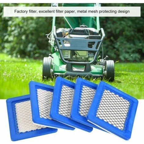 Il s'agit d'un kit de filtre à air complet compatible avec les tondeuses à gazon Briggs & Stratton 491588, 491588S et 399959 et les tondeuses à gazon John Deere PT15853. (1/3)