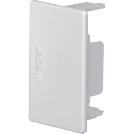 Hager Endstück LF 30x30mm halogenfrei lichtgrau