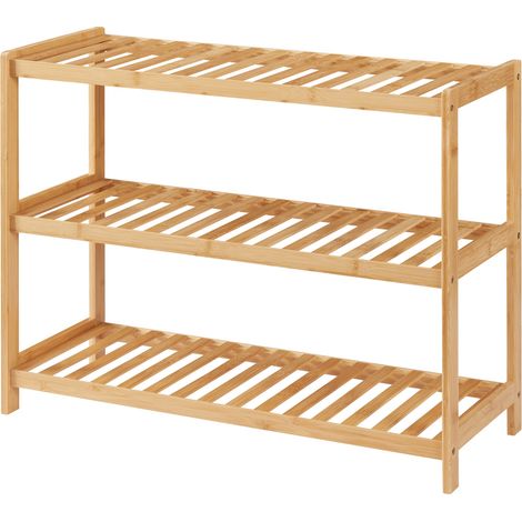 Zapatero de bambú 55 x 68 x 27 cm natural 030007643 (1/5)