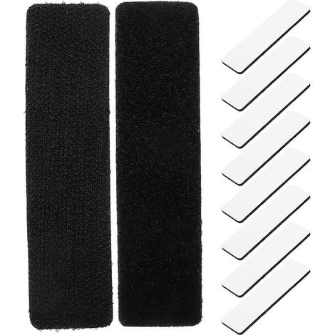 Sangles Velcro noires pour canapé, paquet de 100. (1/5)