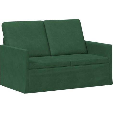 2 Seater Sofa Jungle Green 130 x 81 x 82 cm Corduroy Fabric vidaXL (1/5)