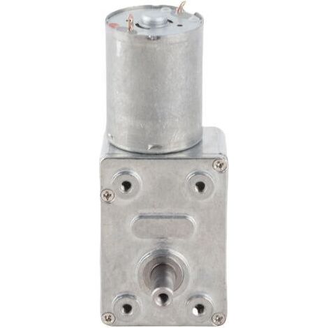 Moteur de réduction de Torsion élevée cc 12V, moteur à engrenage à vis sans fin 100 tr/min pour ouvre-porte et fenêtre, treuil Miniature