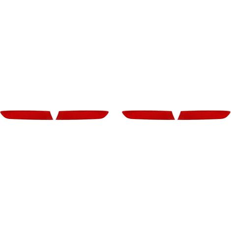 pares de reflectores laterales de alta calidad para parachoques trasero de coche 63257352209 63257352210 para BMW X3 F25 LCI 2013-2017()
