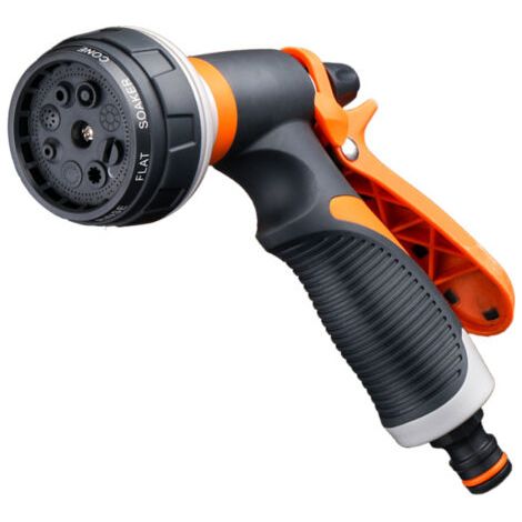 Pistolet Arrosage de Jardin Multifonctionne Pistolet à Eau Haute Pression avec 8 Modes Réglables (1/5)