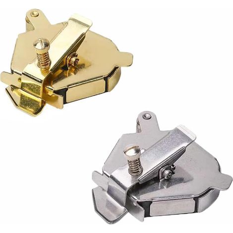 Set of 2 strong magnetic sewing guides for sewing machines, silver and gold (1/5)
