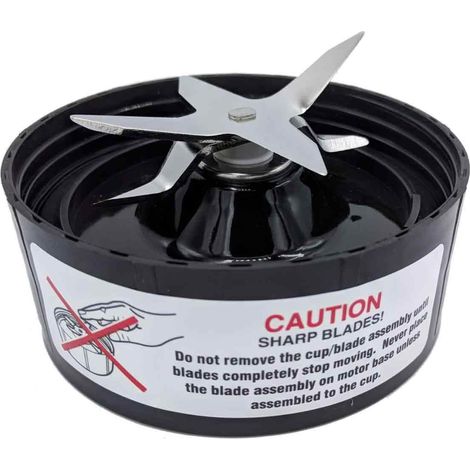 1 Lame d'extraction, Acier inoxydable, Plastique, 6 lames, Pour mixeur 1000W (1/5)