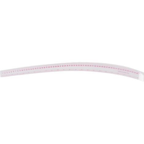 Règle de mesure 60 cm, plastique de couture avec étalonnage intégré, outil de coupe pour vêtements, double usage, précision. (1/5)