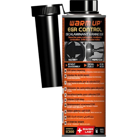 WARM UP EGR COMBUST Nettoyant Décalaminant Vanne EGR SANS DEMONTAGE EC300