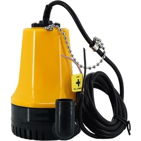 Pompe de cale automatique - Non spécifié - 1100GPH - 12V - Jaune - Étanche et durable (1/4)