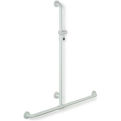 Pasamanos de ducha Hewi SERIE 801 perpendicular 1100mm horizontal 762mm amarillo mostaza