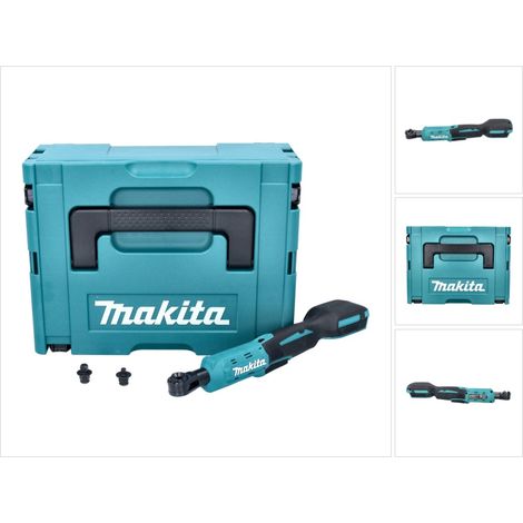 Makita DWR 180 ZJ atornillador de carraca sin cable 18 V 47,5 Nm 1/4" 3/8" + Makpac - sin batería, sin cargador