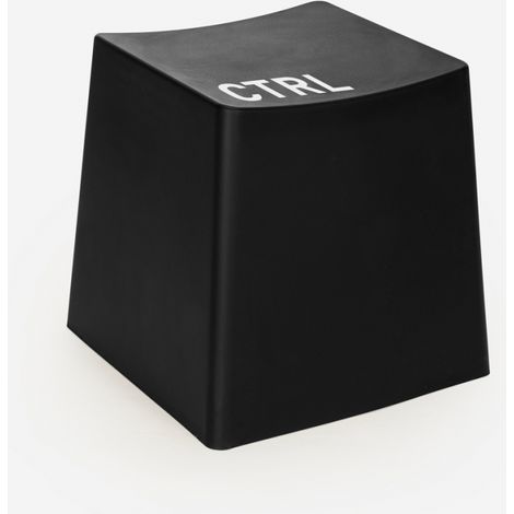 Pouf sedia sgabello in plastica tastiera computer pc CTRL