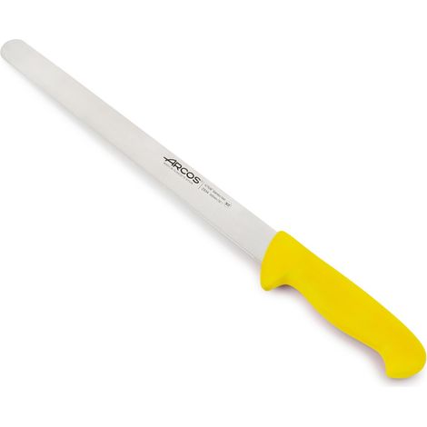 Wurstmesser Arcos Farbe - Prof 293400 in Edelstahl Nitrum und mango ergonomische gelbe Polypropylenklinge und 30 cm Klinge, Schaukasten (1/5)