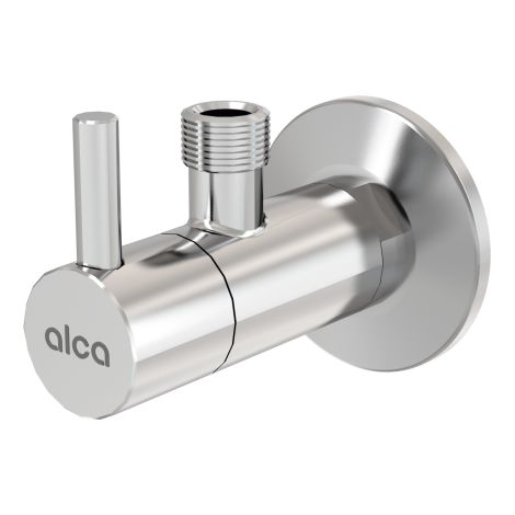 Valvola ad angolo con filtro 1/2"×3/8", ROTONDA (1/3)