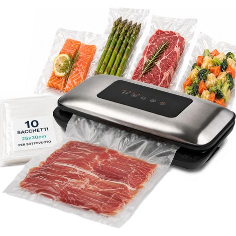 Macchina Sottovuoto e Sigilla 110W Forza Aspirante -600mBar per Alimenti
