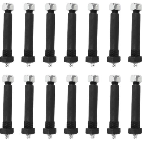 Vis à manille à ressort pour essieu de remorque, 9/16 X 3 pouces, M11, filetage 1.25, en acier graissable pour essieux de 2000lb, 3500lb, 5200lb, 6000lb, 7000lb, 14 pièces (1/5)