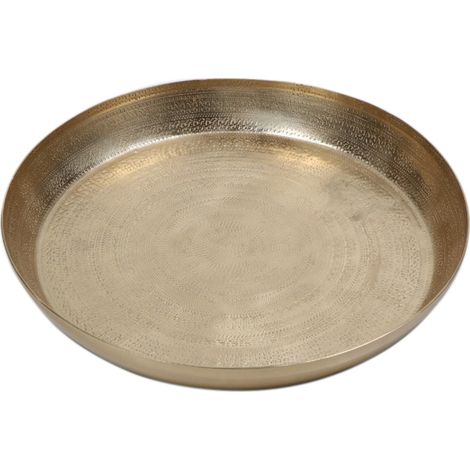 Signes Grimalt Bandeja De Decoración Decoracion  Bandeja S Bandejas Dorado 36x36x5cm 34033
