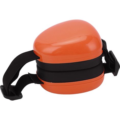 Casque antibruit pour chien, réglable, protection auditive, réduction de l'anxiété, idéal pour les feux d'artifice, taille M, orange. (1/5)
