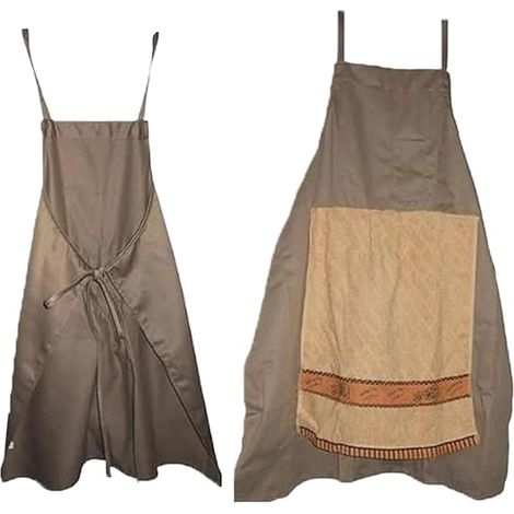 Tablier générique avec poche secrète, tablier de cuisine amusant, surprise cachée dans la poche, costume lavable avec serviette repliable, pour des cours de barbecue, des ateliers, des ateliers d'art, (1/5)
