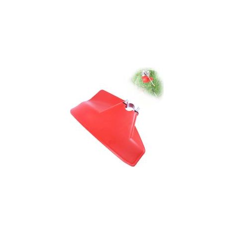 Universeller Schutz für Rasentrimmer mit Abdeckung und Klemmplattenabdeckung, Ersatzteil für Rasenmäher, mit 2 Schrauben für Trimmer mit einem Durchmesser von (1/5)