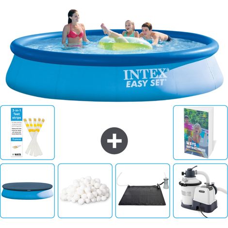 Intex Piscina Easy Set Rotonda - 396x84 cm - 7-pezzi  S12