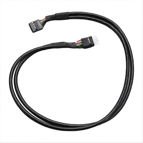 Rallonge USB 2.0 mâle-femelle pour panneau avant de boîtier et carte mère (1/5)