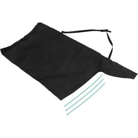 Paquet de Ramassage pour Aspirateur Souffleur à Feuilles pour Extérieur, Grosse Capacité en Tissu Oxford Noir, Collecte des Feuilles Mortes Jardin (1/5)