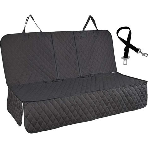 Housse de siège auto Honest Dog, housse de siège pour chien avec rabat latéral pour voitures, camions et SUV - Housse de siège pour animaux de compagnie imperméable et antidérapante pour banquette arr (1/5)