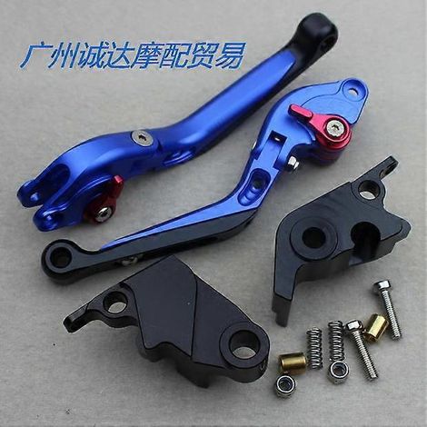 Levier de frein modifié en alliage d'aluminium (bleu) pour motos Kawasaki ZX10R, ZX10RR et ZX10KPT (1/5)