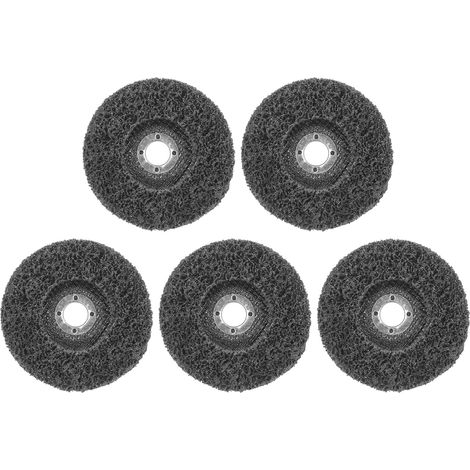 4 pouces disques de décapage meules de meulage nettoyage anti-rouille peinture oxydation revêtement métal bois fibre de verre lot de 5