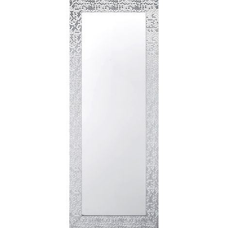 Specchio da parete in color argento 50 x 130 cm Marans (1/5)