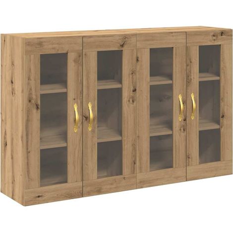 Maison Exclusive - Armadi da Parete 2 pcs Rovere artigianale 69,5 x 34 x 90 cm