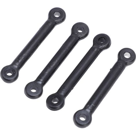 Lot de 4 bielles de connexion pour voiture radiocommandée 1/18 (avant, arrière, châssis supérieur et inférieur), accessoires de remplacement en plastique (1/5)