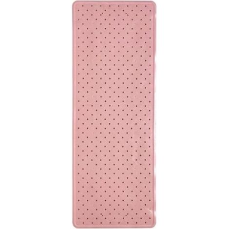 FPLUS alfombra baño caucho 97x35 rosa , Alfombras antideslizantes de caucho (100%). Tratamiento antibacterias, perfumadas y lavables en lavadora.