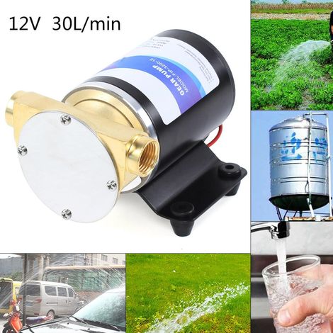 12v Wasserpumpe Zahnradpumpe Selbstansaugende Pumpe 30L min Hochdruckpumpe Membranpumpe Yacht (1/5)
