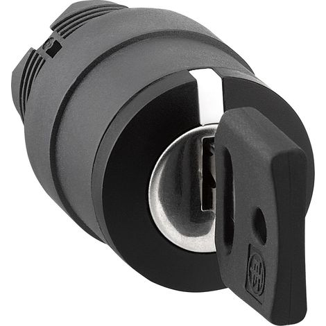 Harmony XB5 - tête bouton tournant à clé 455 - Ø22 - 3 pos fix - retr C