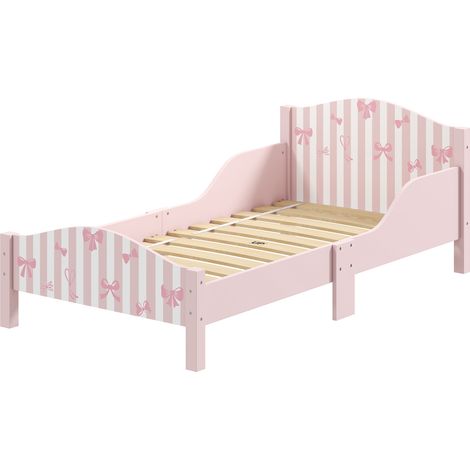 AIYAPLAY Lettino Montessori per Bambini 3-6 Anni per Cameretta, Rosa