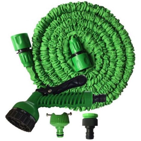 Tuyau d'arrosage rétractable Tuyau d'arrosage rétractable (vert 22m). (1/4)