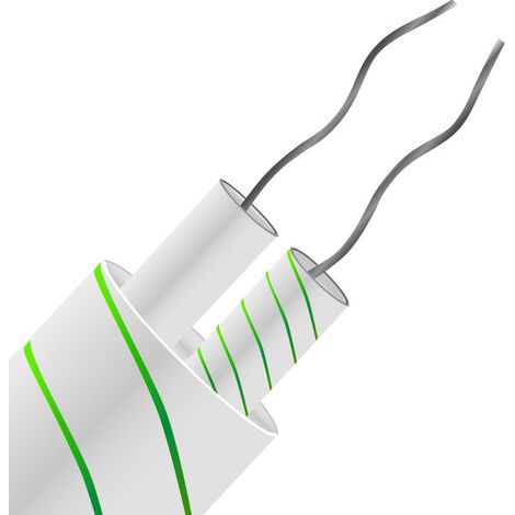 Câble pour thermocouple type K RS PRO, 10m, Non blindé, temp. max. +350°C, gaine Fibre de verre ( Prix pour 1 )