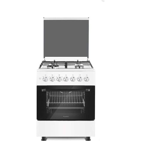 LAREL L60GB CUCINA 60X60 4 FUOCHI A GAS E FORNO A GAS VENTILATO - BIANCA