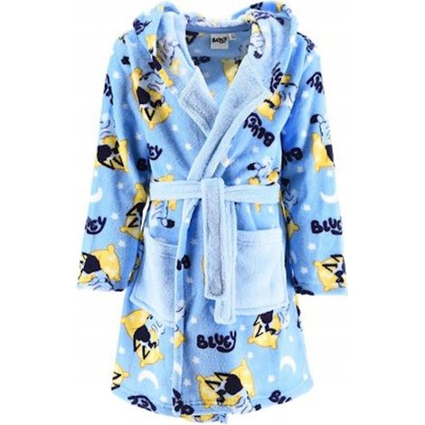 Accappatoio da bambino Bluey dog, blu morbido 98 FN01P (1/3)