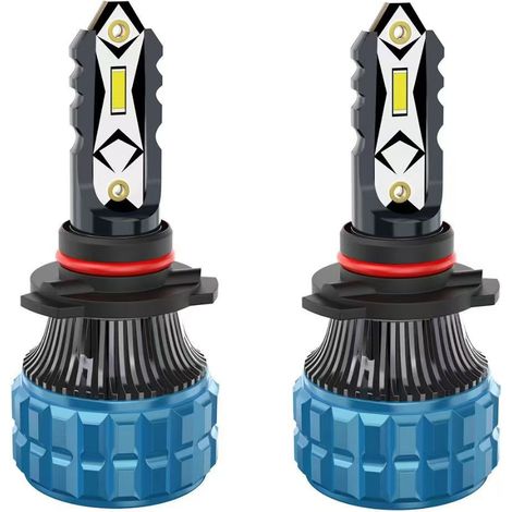 Ampoule Led Pour Phare Automobile H11 - 2800 Lm 6000 K - Étanche Ip67 - Refroidissement Par Ventilateur - 2 Pièces