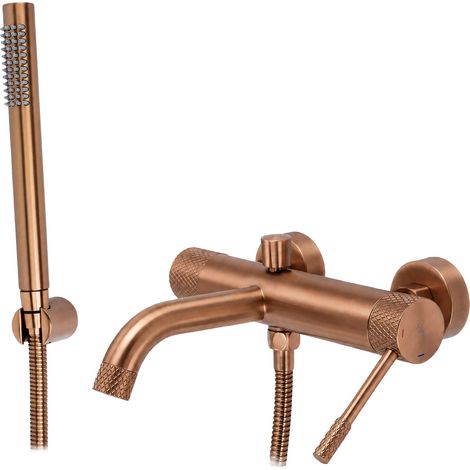 Robinet De Baignoire Rea Venti Brush Copper (1/5)