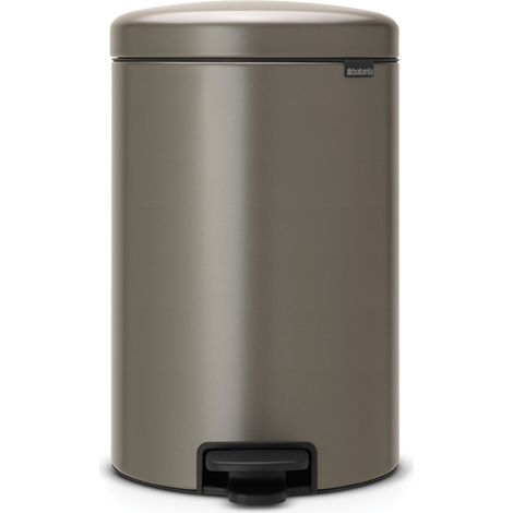 Abfalleimer mit Fußpedal 20 l Platinium – New Icon – Brabantia (1/5)