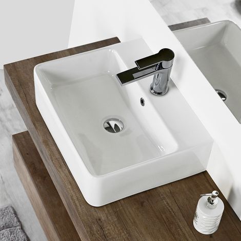 Lavabo da appoggio rettangolare 52 URANO (1/5)