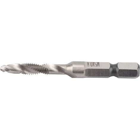 Foret et taraud coniques M5 HSS à queue hexagonale de 1/4" - Pièce pour outil électrique (1/5)