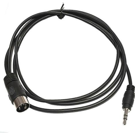 Cable professionnel 3,5 mm vers DIN 5 broches pour accessoires audio MIDI (1/5)