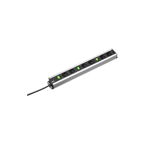BACHMANN 300.050 INDOOR MEHRFACHSTECKDOSE 2 M 6 AC AUSGANG(E) SCHWARZ (1/2)