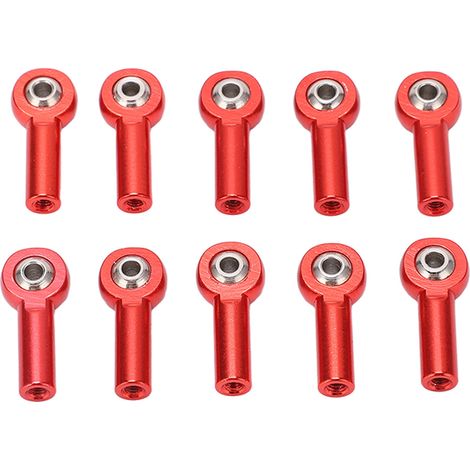 10 pièces M3 26mm Douilles à rotule en aluminium pour voitures télécommandées 1/10 1/8 (1/5)