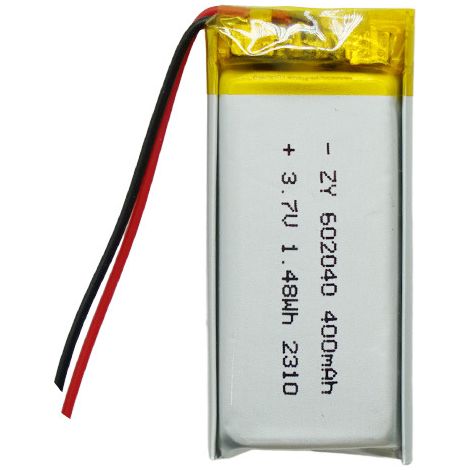 Customized polymer battery 602040 wireless mouse electric toothbrush cabinet light 400mAh small capacity lithium battery (1/4)
